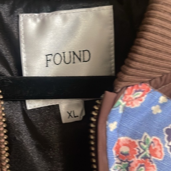 Found Diamond Quilted Patchwork Jacket - Sz XL - Picture 7 of 10